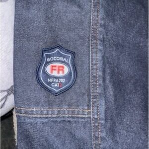 Men's Fire Retardant Blue Jeans